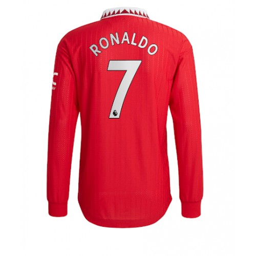 Fotbalové Dres Manchester United Cristiano Ronaldo #7 Domácí 2022-23 Dlouhý Rukáv